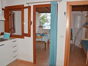 Bungalow, 2 Bedrooms, Sea Facing (4 pax) | Living area | Flat-screen TV - Villaggio Gabbiano Beach (Vieste)