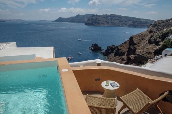 Design Villa, Sea View | Private spa tub - Annouso Villa by Caldera Houses (Santorini)