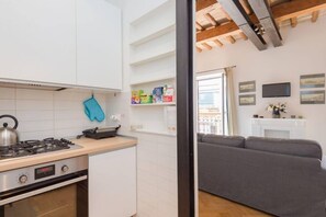 Microwave, oven, stovetop, dishwasher - Trevi Fountain Luxury Apartment (Rome)