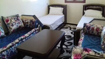 1 bedroom, blackout curtains, soundproofing, iron/ironing board