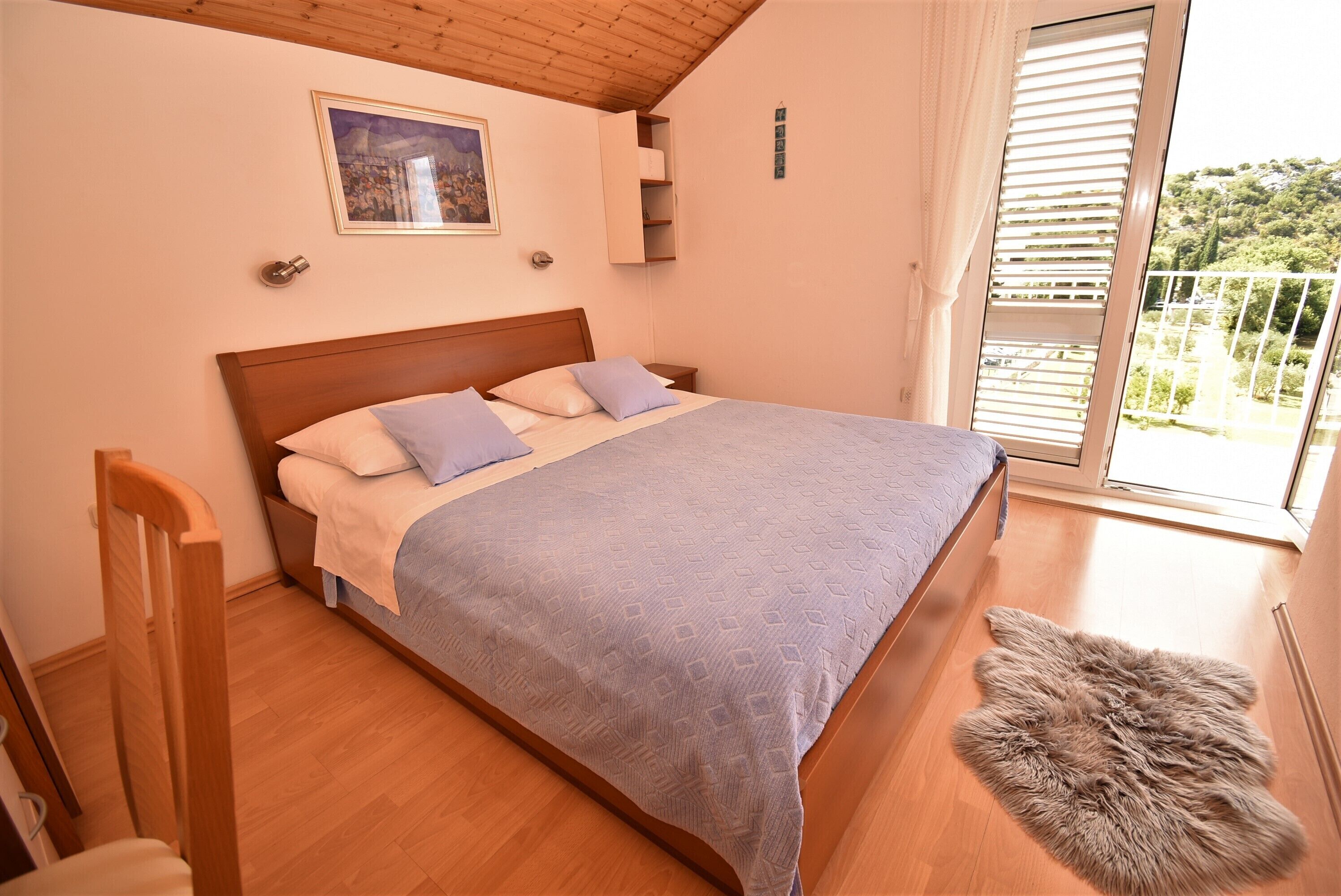 Appartement, 2 chambres, terrasse, vue jardin | Wi-Fi gratuit, draps fournis