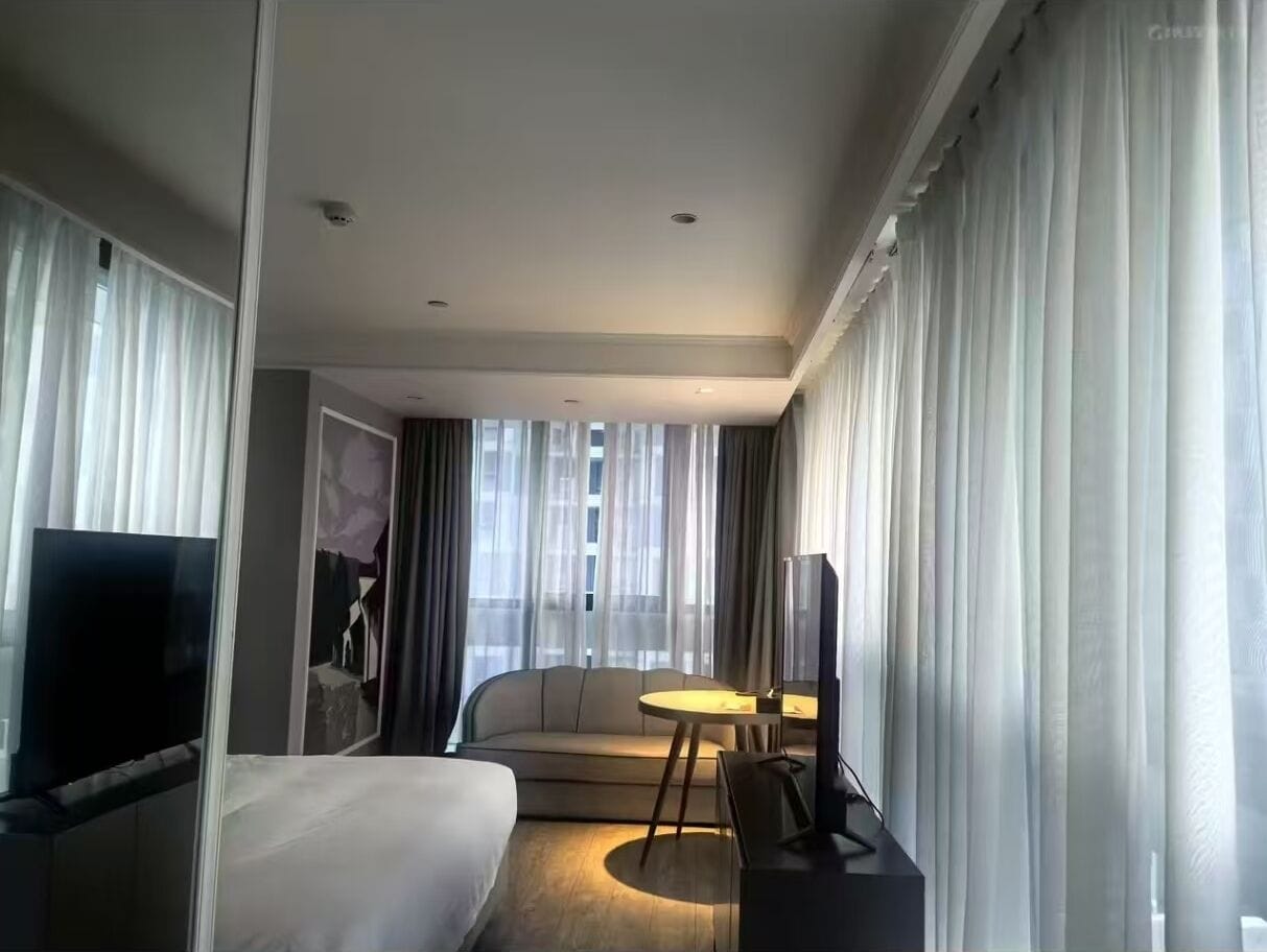 行政客房, 1 張標準雙人床 | 迷你吧、客房內保險箱、書桌、遮光布/窗簾