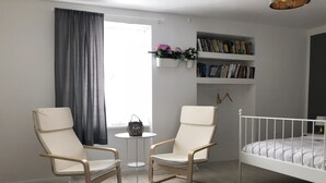 Dobbeltrom, privat bad (Balcony) | Wi-fi (inkludert) og sengetøy