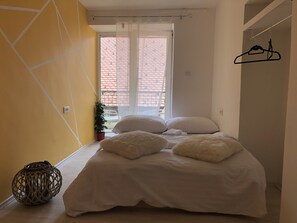 Tweepersoonskamer, privébadkamer (Balcony) | Gratis wifi, beddengoed