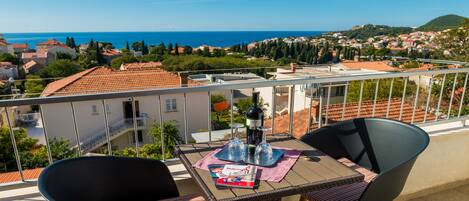 Appartement, 1 chambre, balcon, vue mer | Vue depuis le balcon