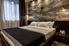 Standard Double Room | Hypo-allergenic bedding, minibar, in-room safe, blackout curtains - Adamo Hotel (Tbilisi)