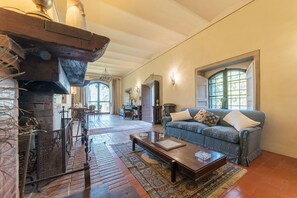 Villa, 6 Bedrooms, Private Pool | Living area | Flat-screen TV