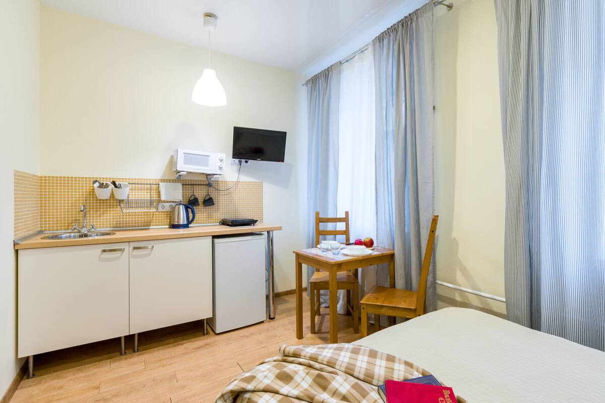 Desk, soundproofing, iron/ironing board, free WiFi
