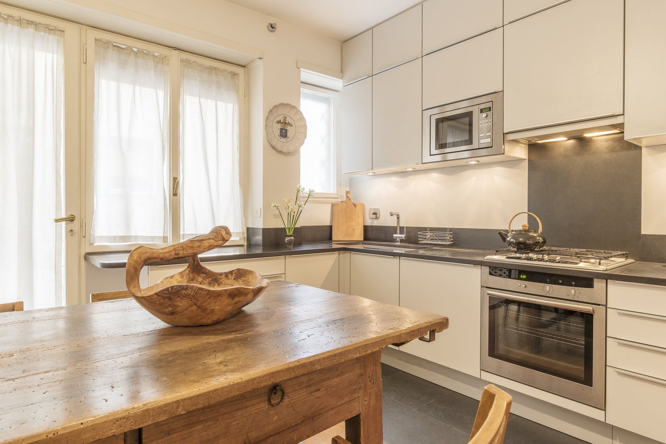 Apartment, 2 Bedrooms | Private kitchen | Full-sized fridge, microwave, oven, stovetop