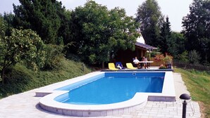 Seasonal outdoor pool - Ferienwohnung Söldner (Saldenburg)