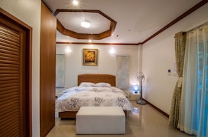 Family Room | Individually decorated, individually furnished, blackout curtains