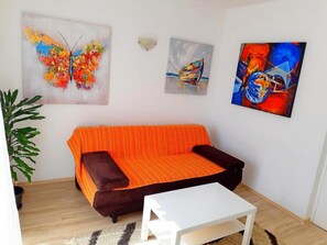Apartment Vulicevic A1 (free private parking) | Sala de estar | TV de tela plana