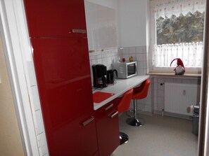 Apartment, 1 Queen Bed, Non Smoking, Mountain View | Private kitchen | Coffee/tea maker - Ferienwohnung Am Mühlenbach (Bad Harzburg)