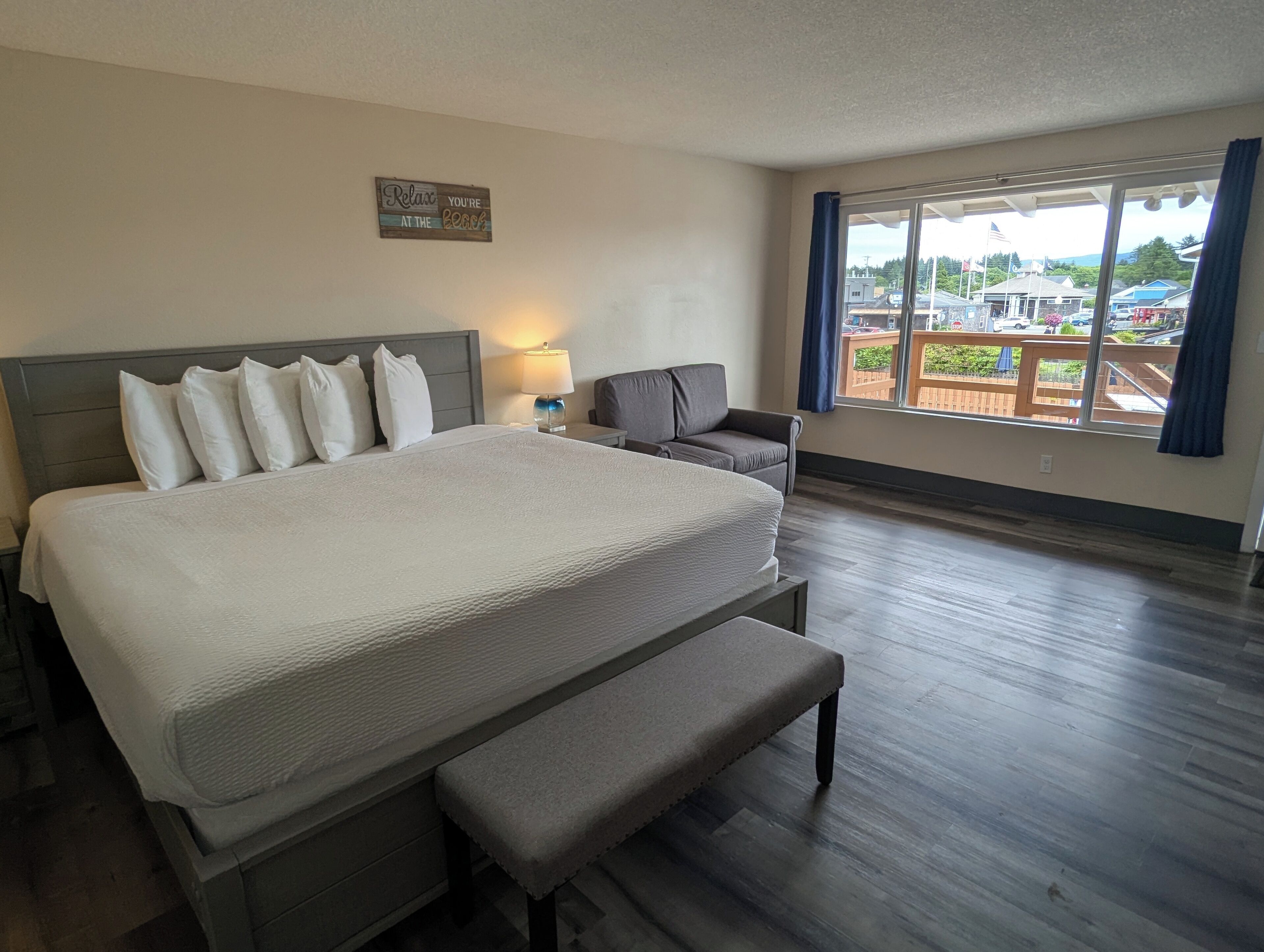 스튜디오, 킹사이즈침대 1개 및 소파베드, 금연, 간이주방 | 암막 커튼, 무료 WiFi, 침대 시트