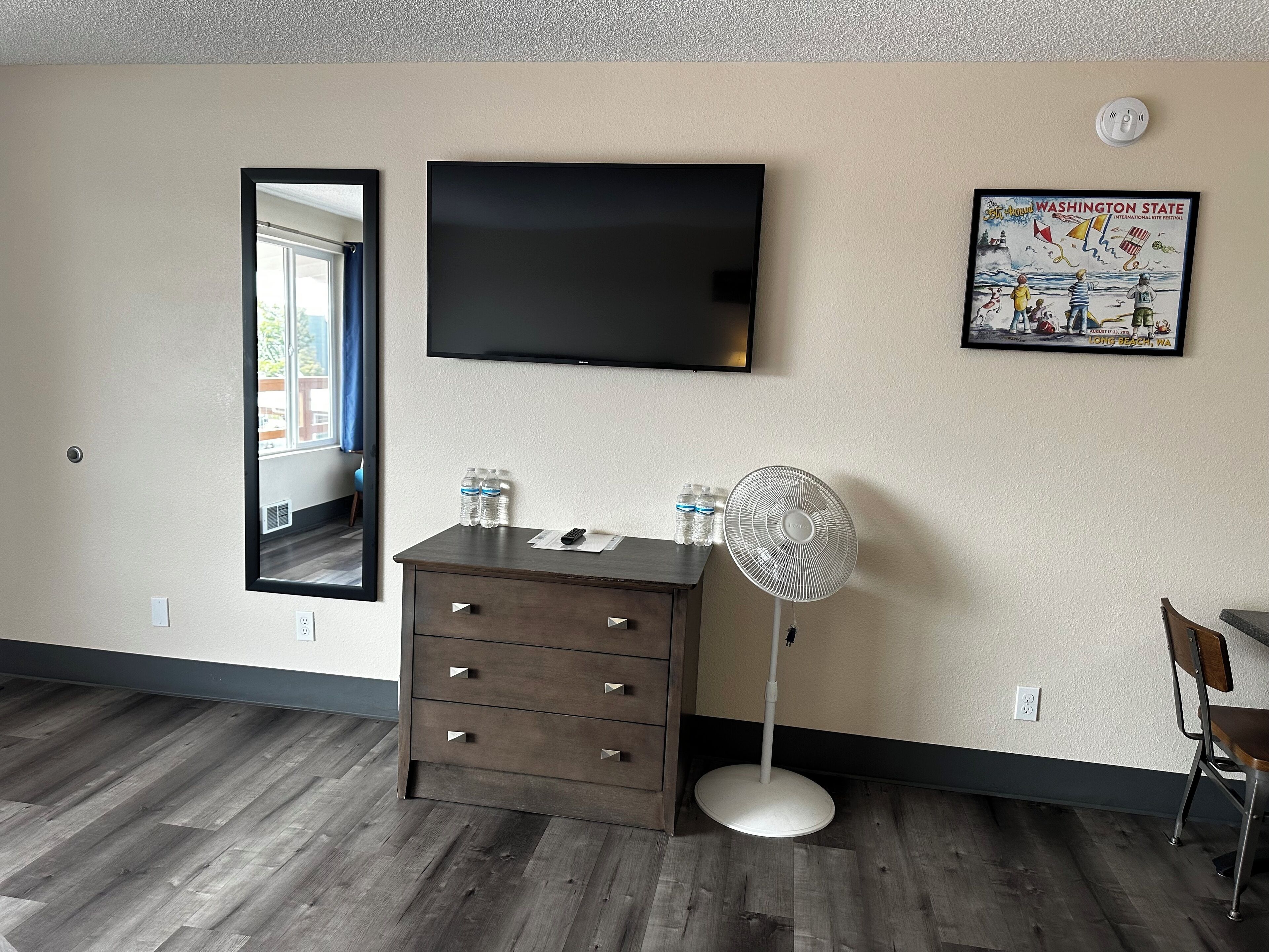 double queen studio with kitchenette | 1 bedroom, blackout curtains, free wifi, bed sheets