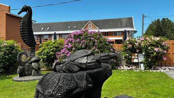 Vue depuis lâhĂ©bergement