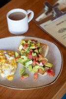 Daily cooked-to-order breakfast for a fee