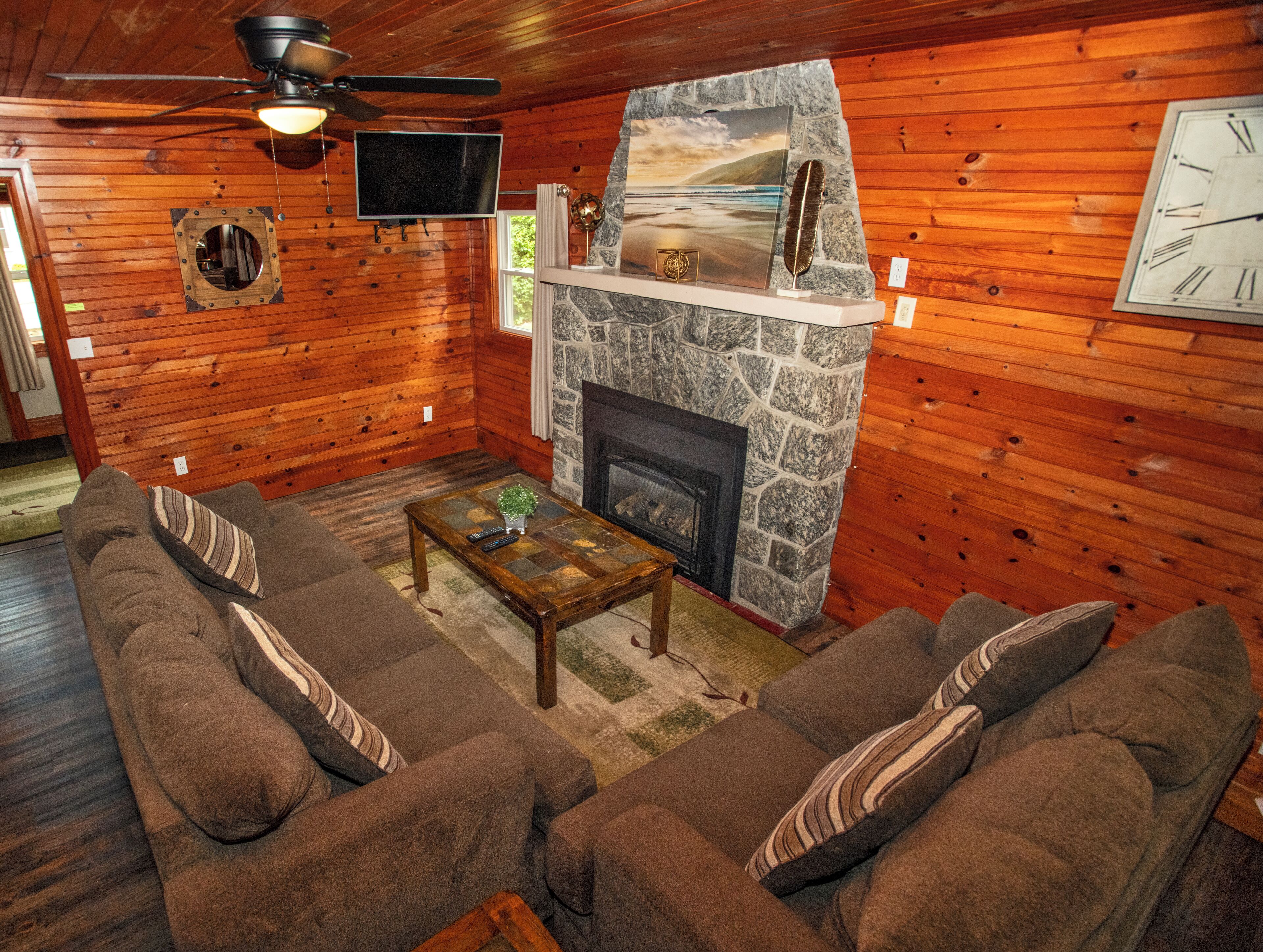 Cottage | Area keluarga | TV layar datar