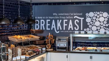 Daily buffet breakfast for a fee