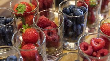 Daily buffet breakfast (EUR 33 per person)