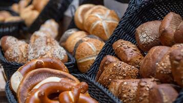 Daily buffet breakfast (EUR 33 per person)