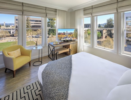 Premium bedding, in-room safe, blackout drapes, iron/ironing board. Hotel E