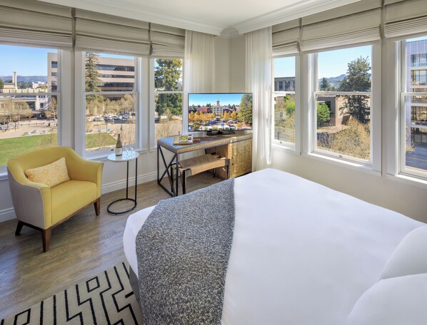 Premium bedding, in-room safe, blackout curtains, iron/ironing board