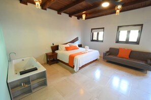 Superior Room, 1 King Bed, Non Smoking | Minibar, in-room safe, iron/ironing board, free WiFi - Hotel Hacienda Dos Ojos (Tulum)