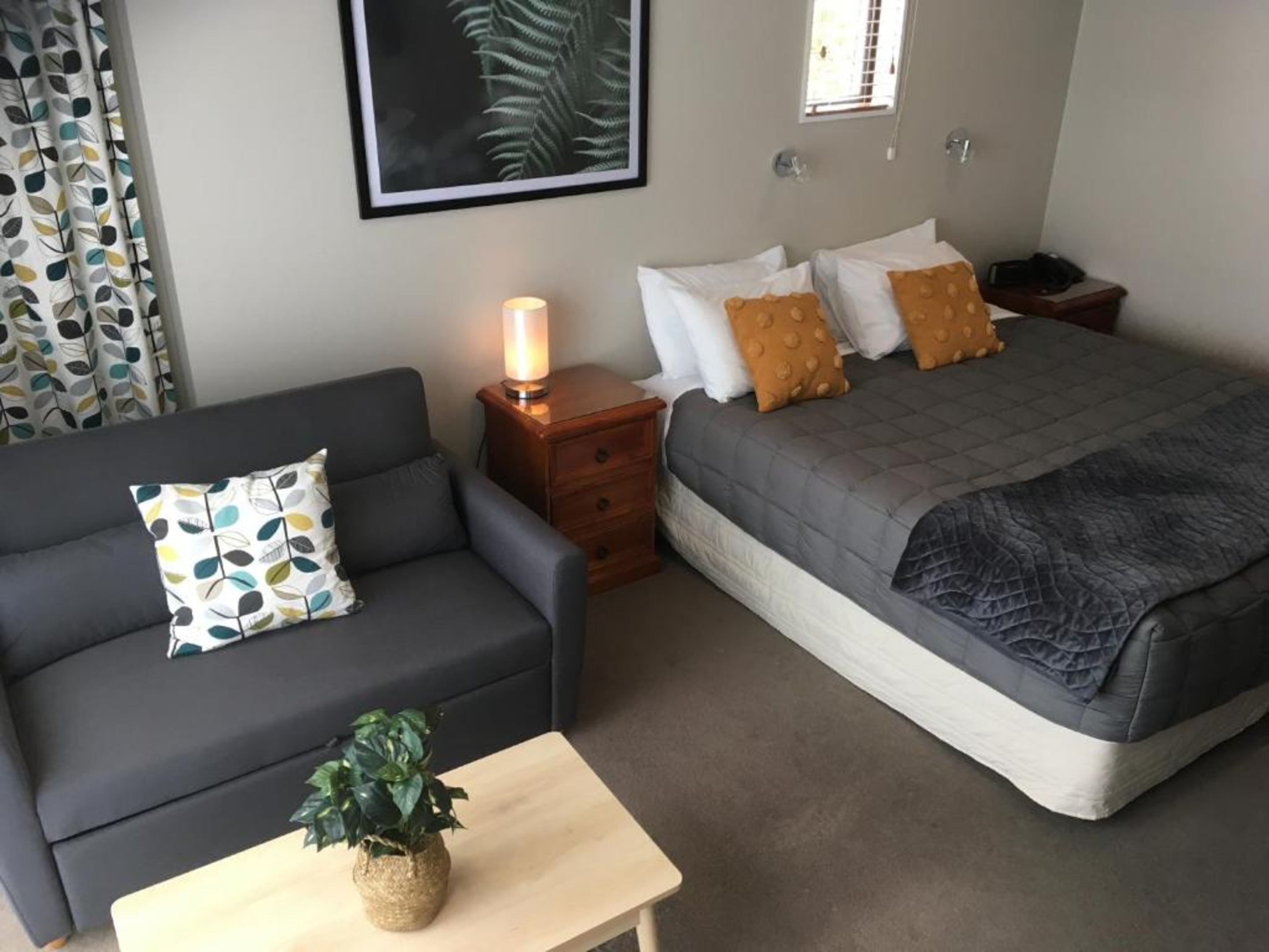Laptop workspace, soundproofing, iron/ironing board, cribs/infant beds