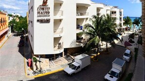 Front of property - Corto Maltes with Terrace Beach Front 304 (Playa del Carmen)