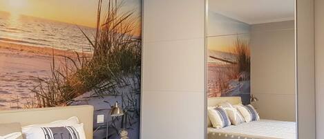 2 bedrooms, in-room safe, travel crib, WiFi