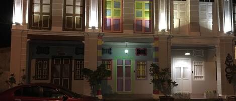 Front of property - evening/night