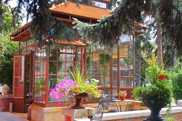 Guests are welcome to relax in our beautiful sun parlor.