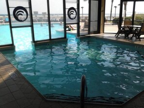 Indoor pool, outdoor pool
