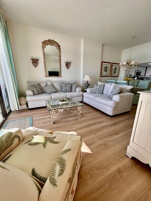 Smart TV, DVD player, books