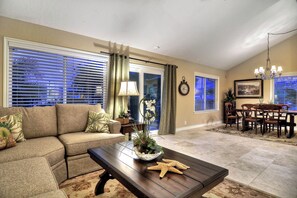 TV, DVD player, books