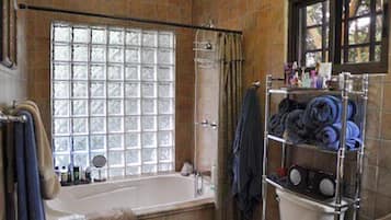 Hair dryer, towels