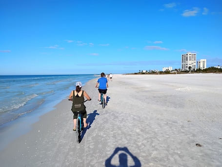 Beach nearby, sun-loungers, beach towels. Two Miles to Siesta Key