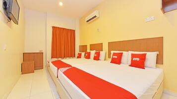 Phòng dành cho gia đình, nhiều giường, không hút thuốc | 1 phòng ngủ, truy cập Internet không dây miễn phí, bộ trải giường