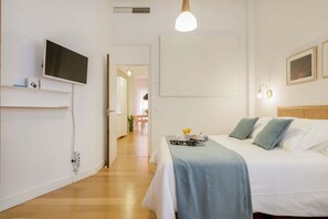 1 sovrum, strykjärn/strykbräda, gratis wi-fi och sängkläder