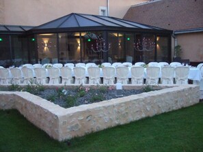 Espace banquet en plein air