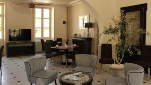 Sitteområde i lobbyen