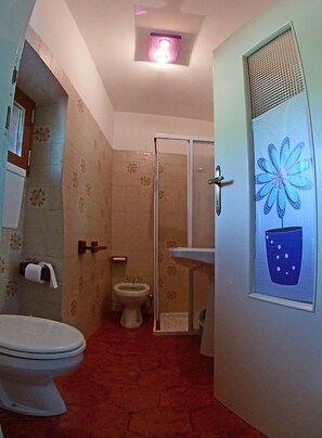 Apartment, 2 Schlafzimmer | Badezimmer | Dusche, Bidet, Handtücher