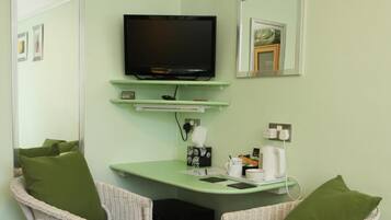 Premium bedding, minibar, blackout drapes, iron/ironing board