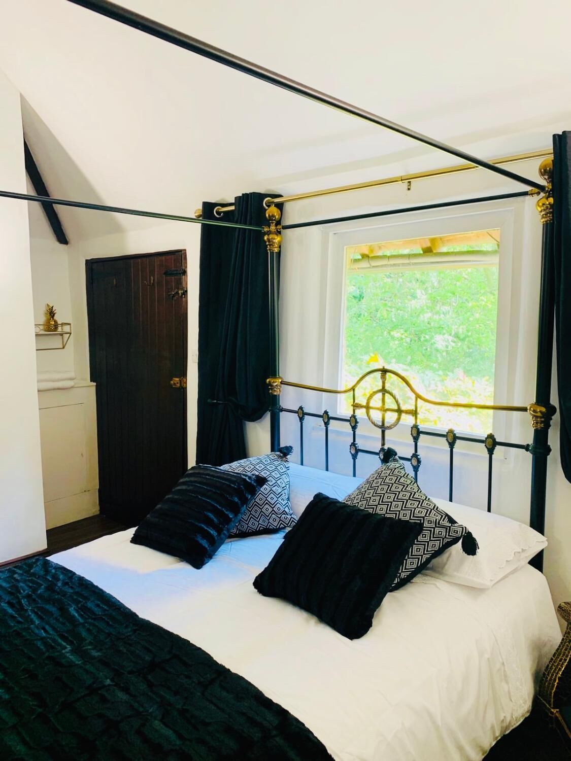 Blackout curtains, iron/ironing board, rollaway beds, free WiFi