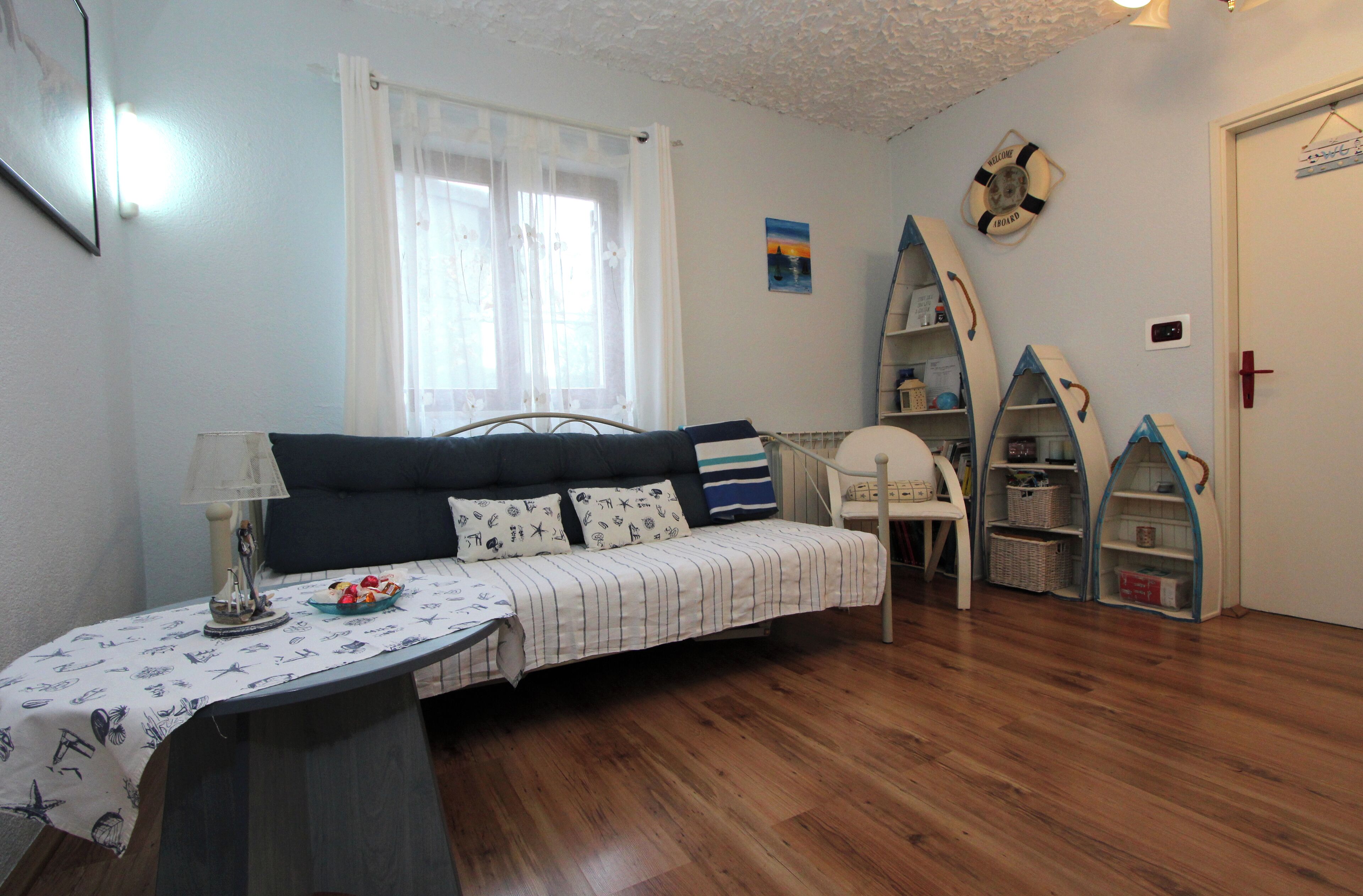 Apartment, 1 Bedroom, Terrace | Living area | Flat-screen TV