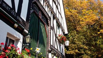 Fassade der Unterkunft