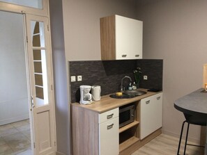 Studio, 1 Doppelbett, Kochnische, Erdgeschoss | Eigene Küche