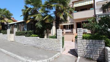 Facciata della struttura