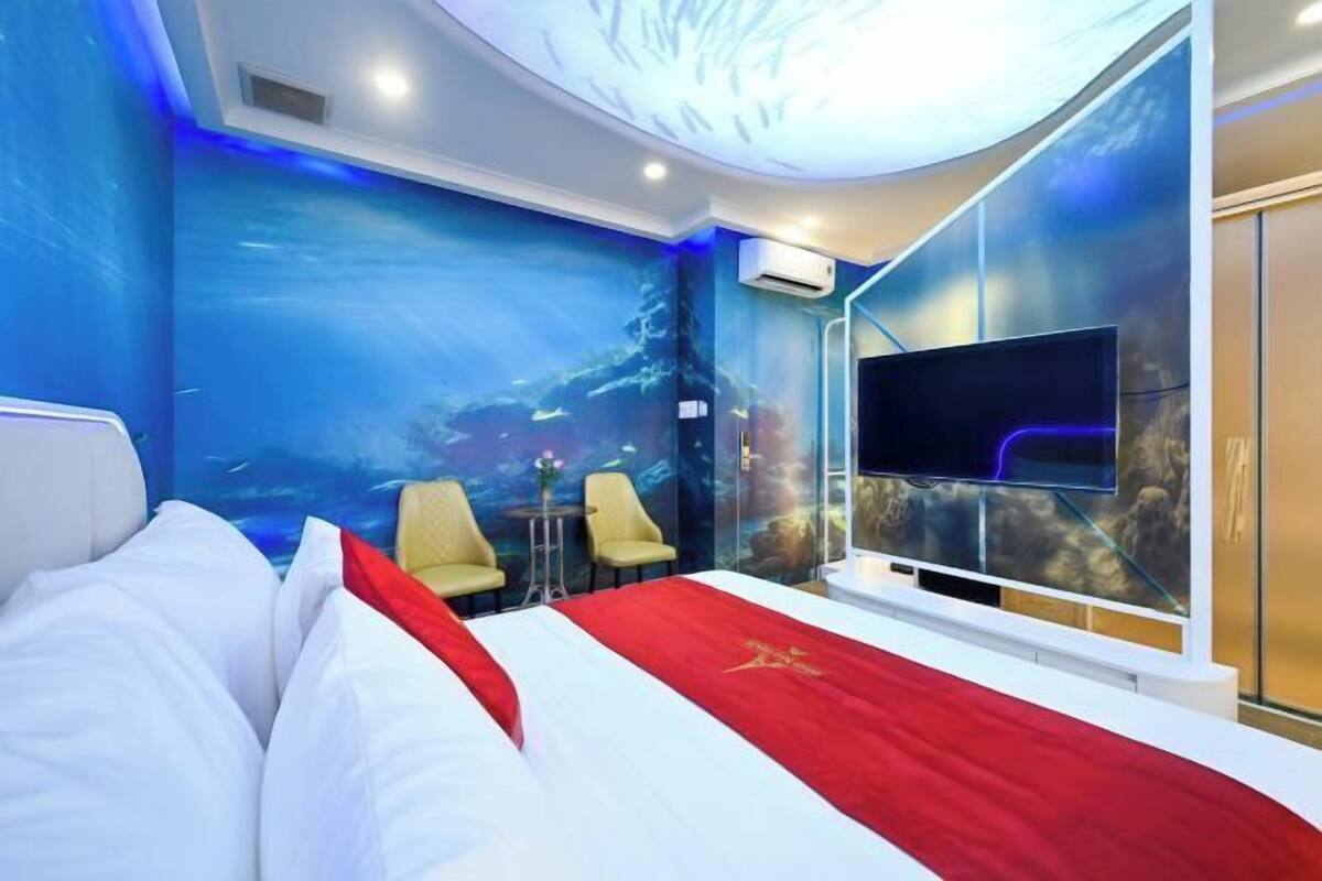 Minibar, Schreibtisch, Verdunkelungsvorhänge, schallisolierte Zimmer
